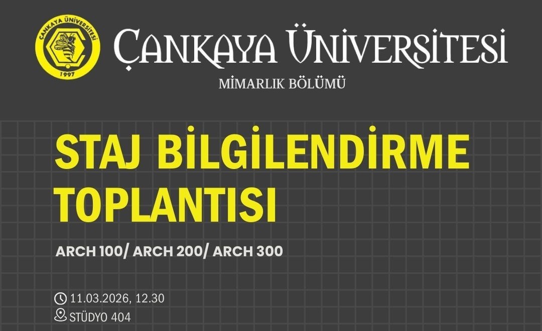 2026 Yaz Stajları Bilgilendirme Toplantısı